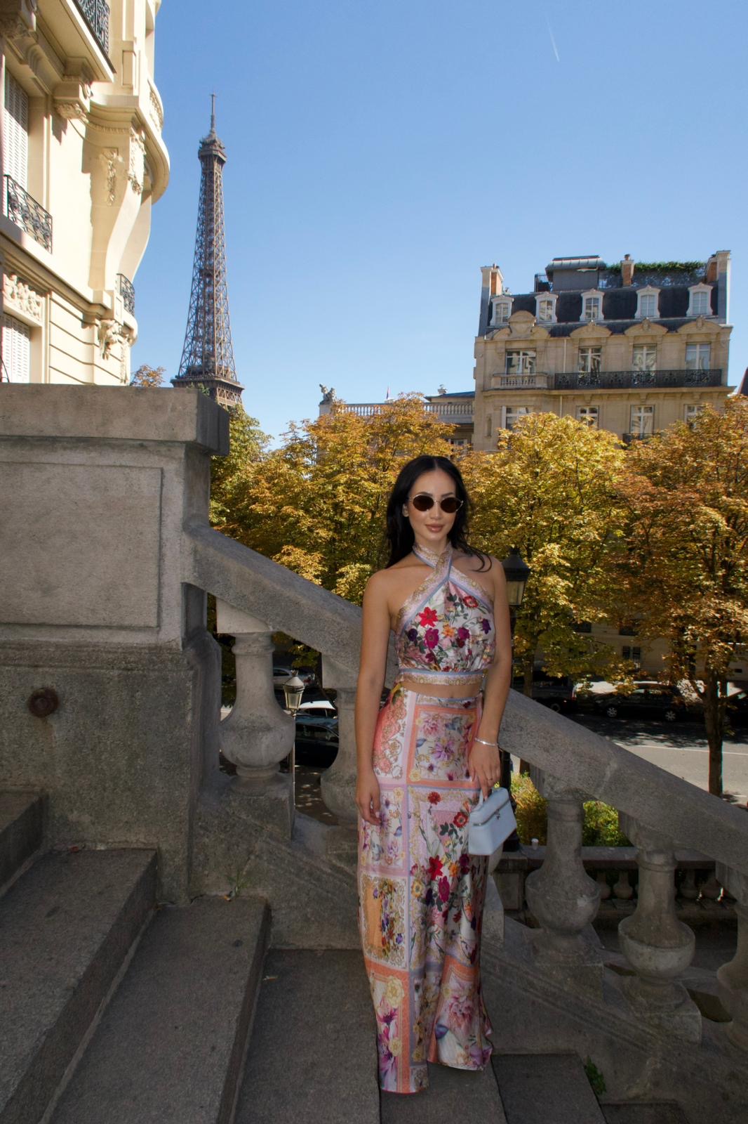 Floral Top & Skirt Set by Guess available for hire in Bondi, NSW