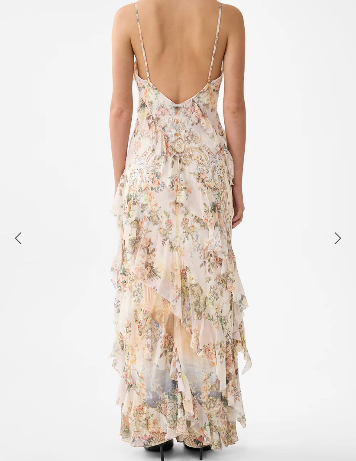 Ruffle Slip Dress by Camilla available for hire in Bondi, NSW