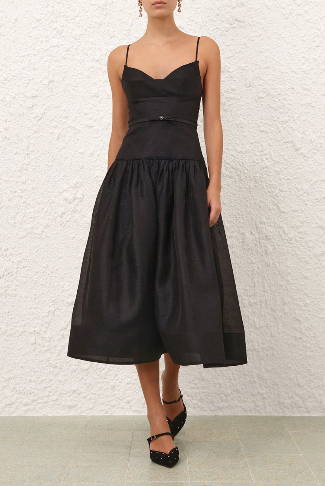 Zimmermann Rebellion Fitted Picnic Dress black size 3/AU14 by Zimmermann available for hire in Cairns, QLD