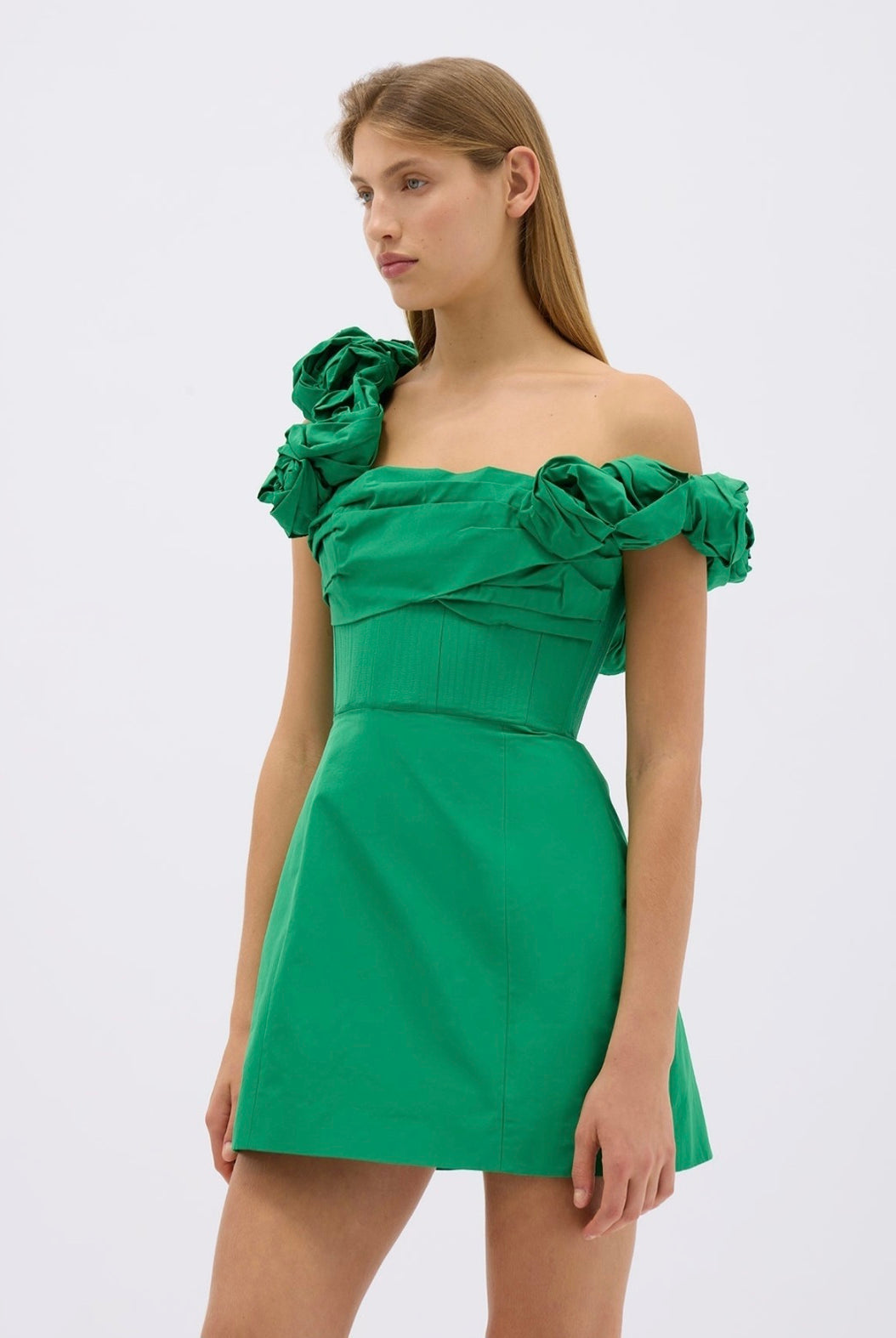 Rachel Gilbert Henley Mini Green 1/AU8 by Rachel Gilbert available for hire in Hampton East, VIC