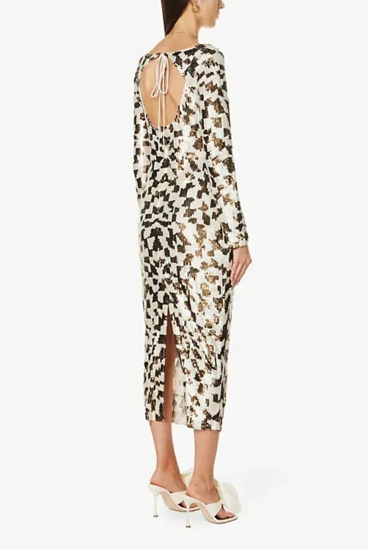 Rachel Gilbert Teddi Gown Brown 3/AU12 by Rachel Gilbert available for hire in Hampton East, VIC