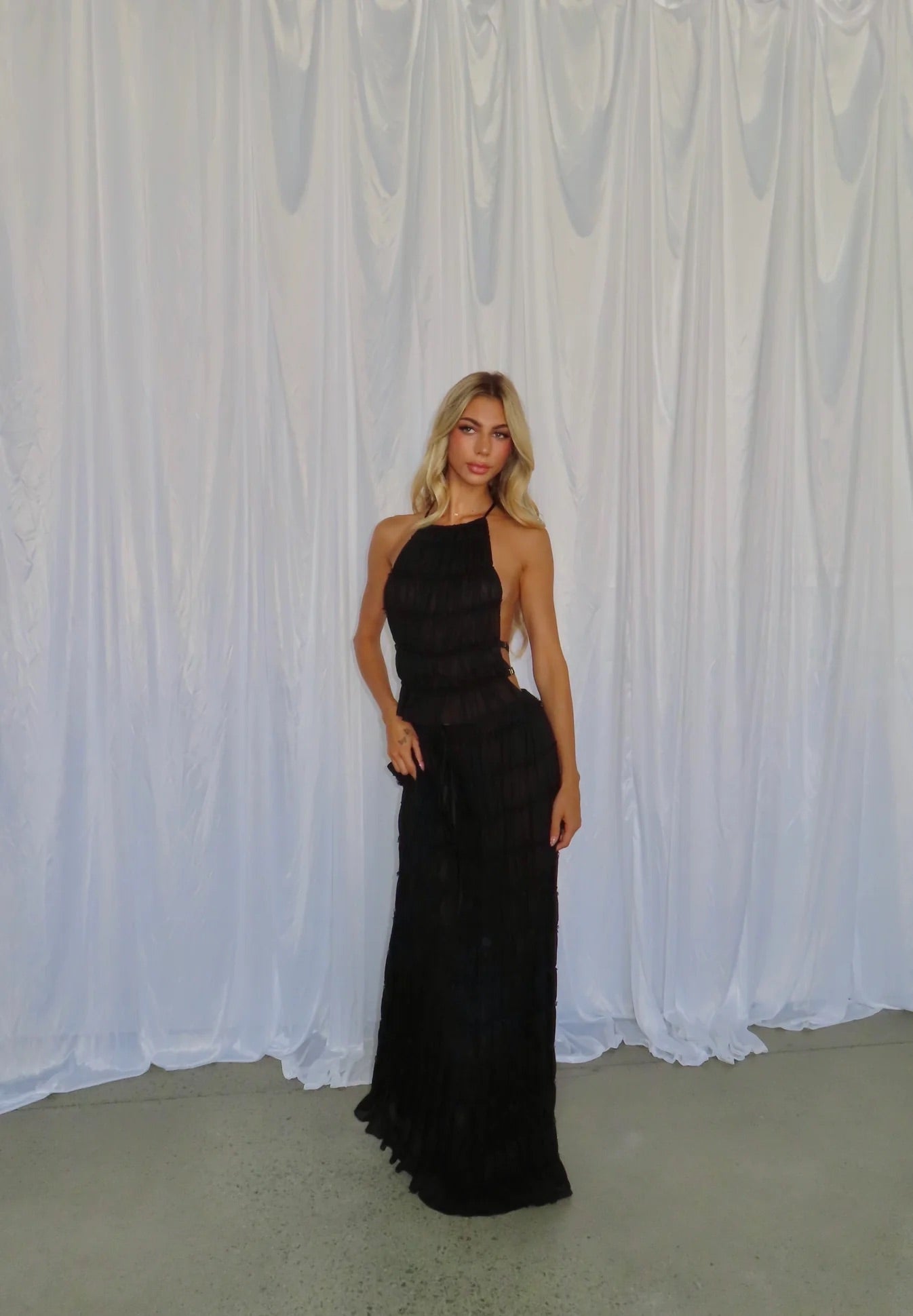 Juliette Set in Black by Arcina Ori available for hire in Gold Coast, QLD