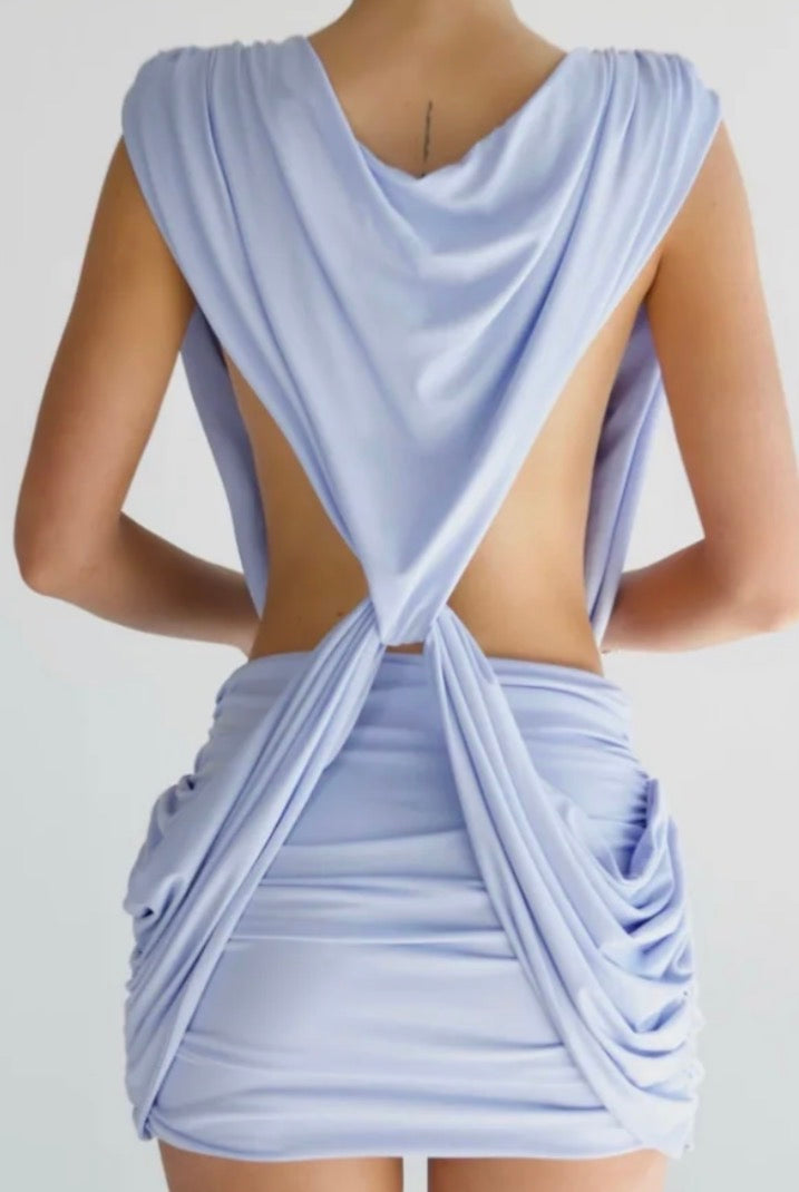 Lilou mini dress by Vivienne collection available for hire in Tanilba bay , NSW