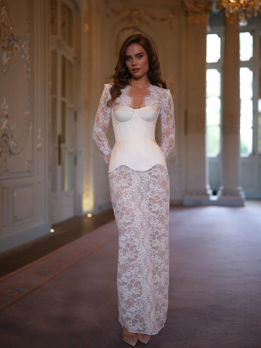 Angelina gown by Miss Rosier available for hire in Sydney, NSW