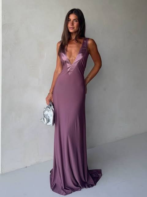 Ance Gria Rosa Gown Mauve by Ance Gria available for hire in Oakleigh East