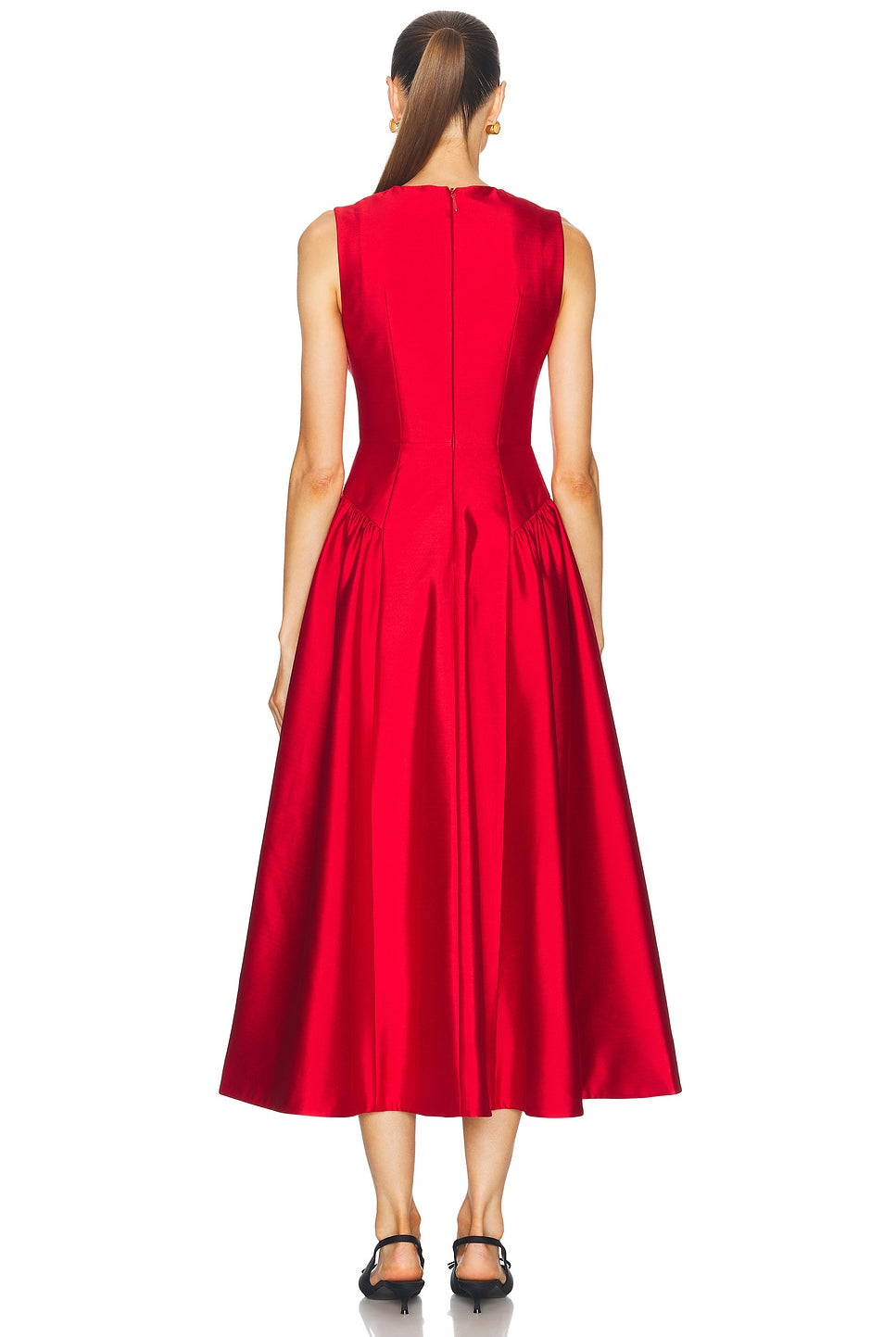 Rachel Gilbert Sawyer Dress Red Size 2/AU10 by Rachel Gilbert available for hire in Hampton East, VIC