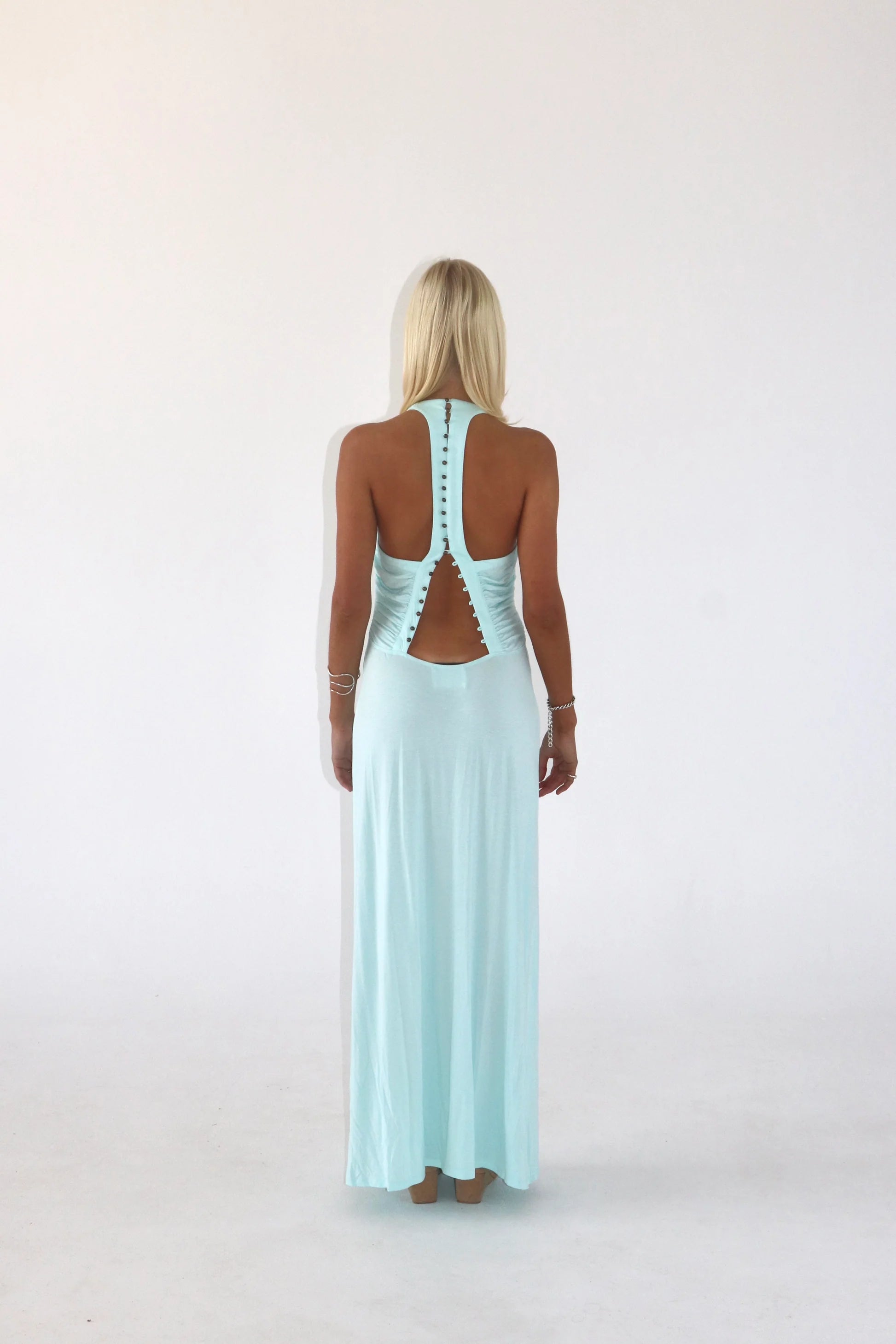 Solamusa Angelina Maxi Aqua by Solamusa available for hire in Oakleigh East