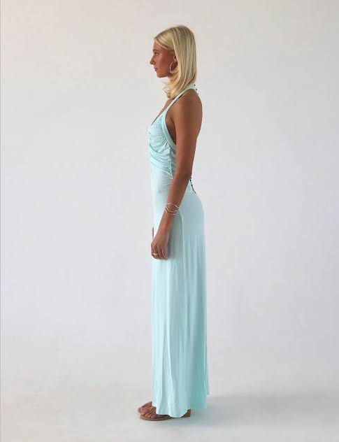 Solamusa Angelina Maxi Aqua by Solamusa available for hire in Oakleigh East