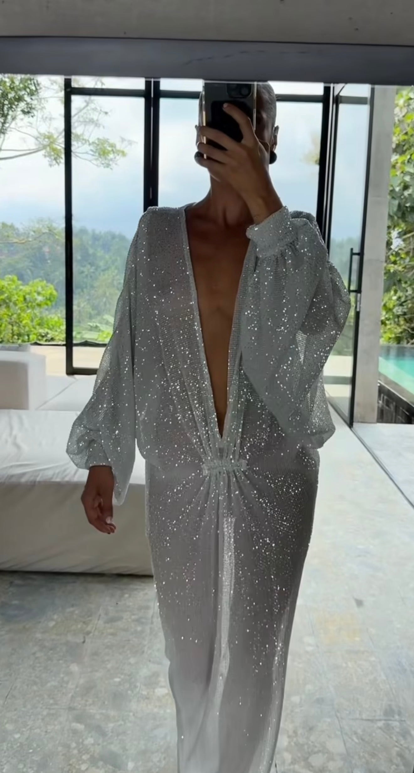 EXPE GOWN - SPARKLE by L’idee available for hire in Bondi, NSW