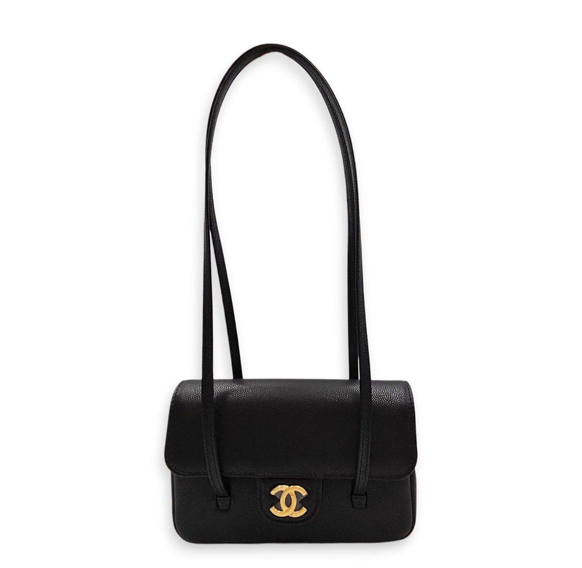 CHANEL 26P BLACK CAVIAR MINI PREPPY COCO BAG by Chanel available for hire in Sydney, NSW