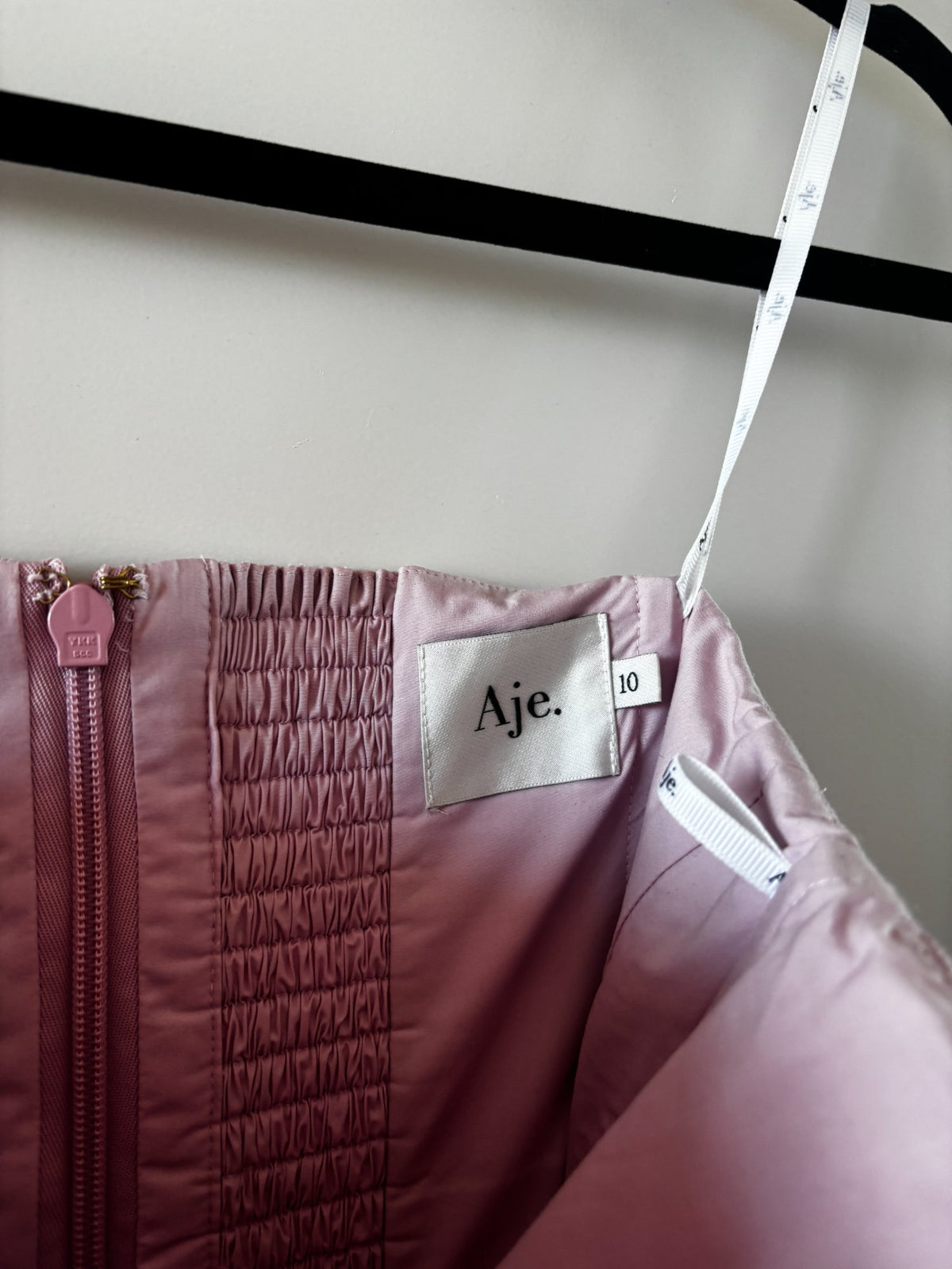 AJE Allarie Gown Pink Size 10 (FOR HIRE) by Aje available for hire in Australia