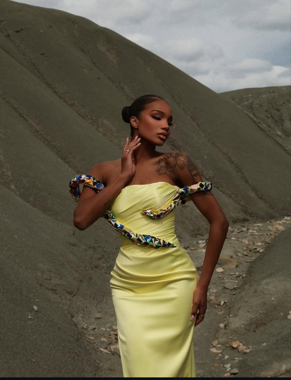 Diamond Snake Gown