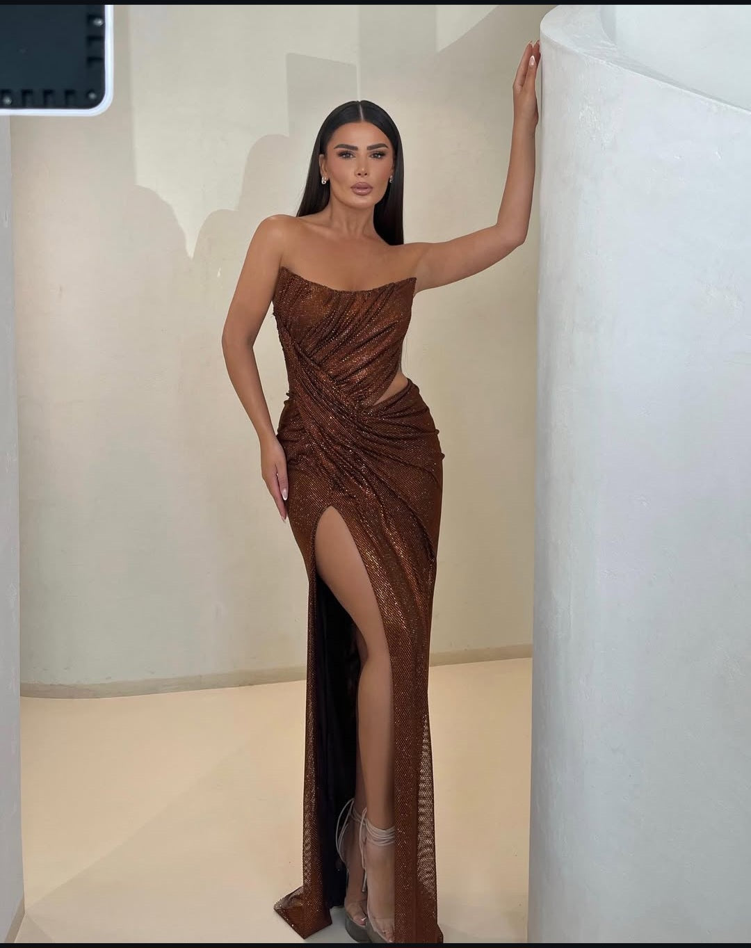 Molten Bronze Gown