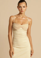 KINSLEY DRESS STONE by Arcina Ori available for hire in Australia