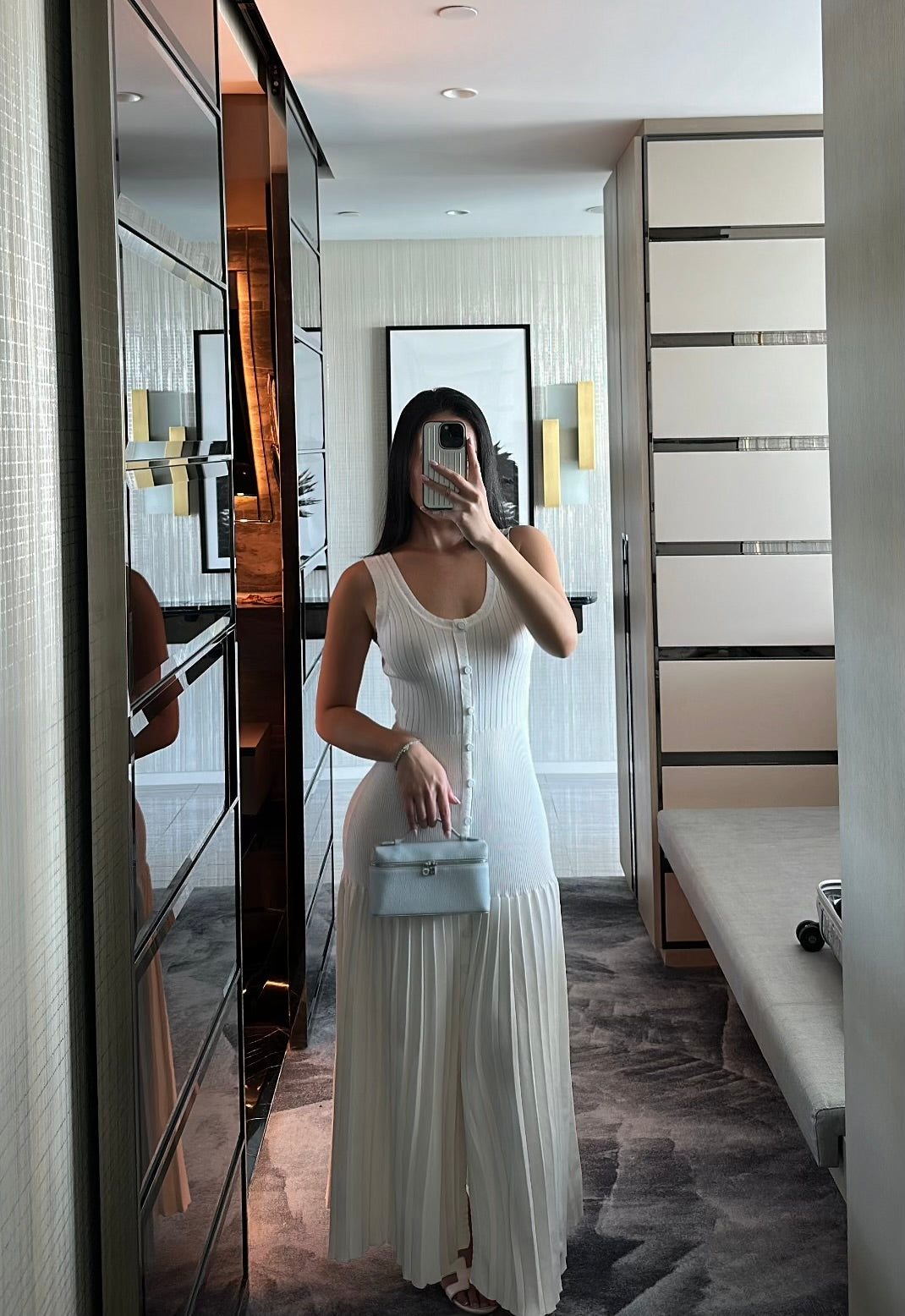Bella Dress by Sandro available for hire in Bondi, NSW