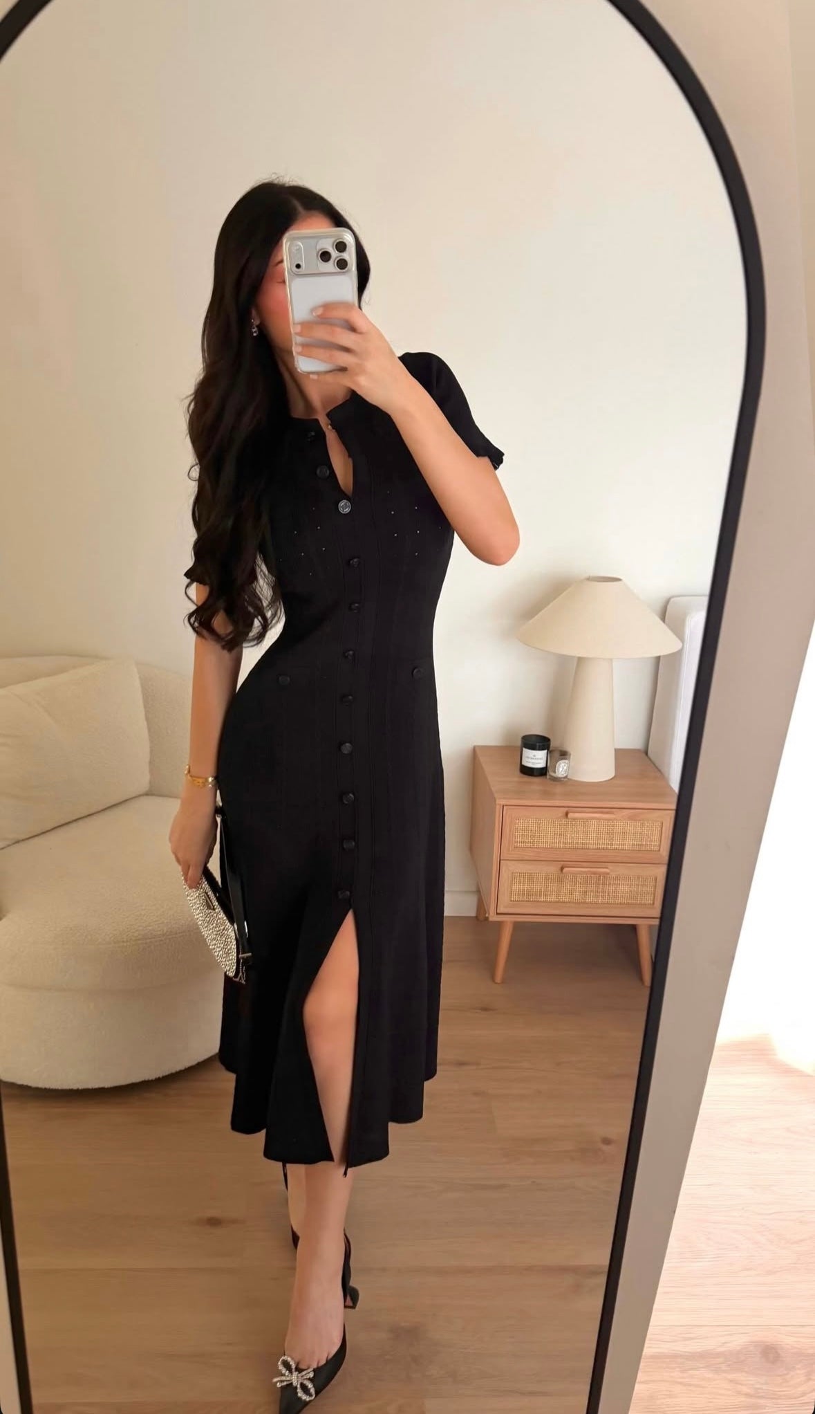 Milo Knitted Dress by Sandro available for hire in Bondi, NSW