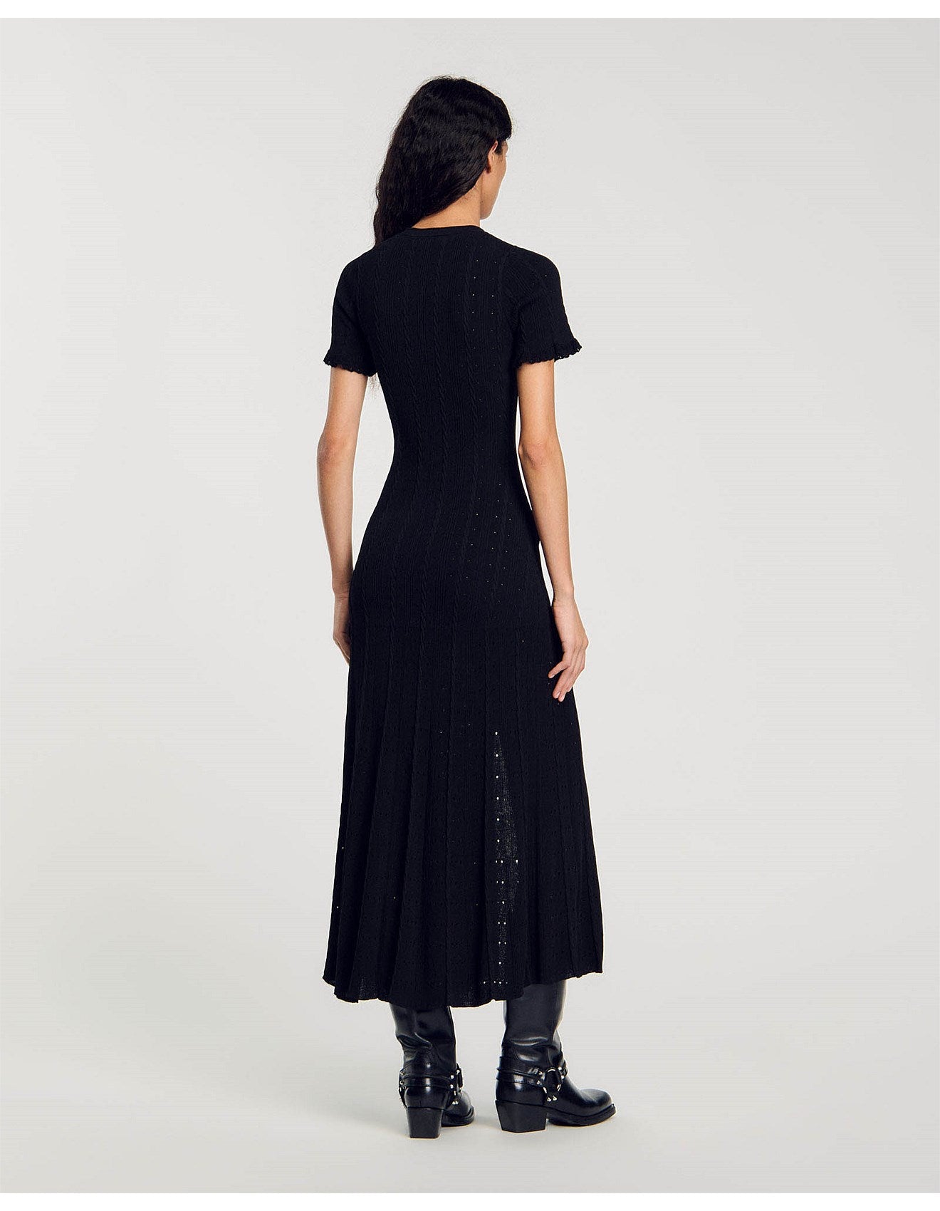 Milo Knitted Dress by Sandro available for hire in Bondi, NSW