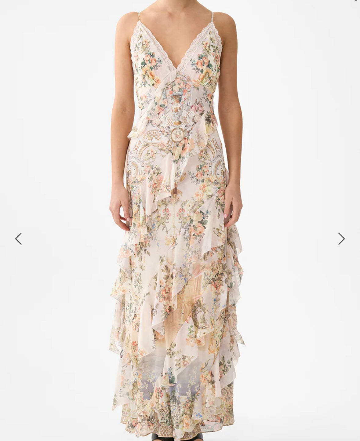 Ruffle Slip Dress by Camilla available for hire in Bondi, NSW