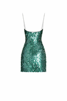 Rachel Gilbert Taylah Mini Green 0/AU6 by Rachel Gilbert available for hire in Hampton East, VIC