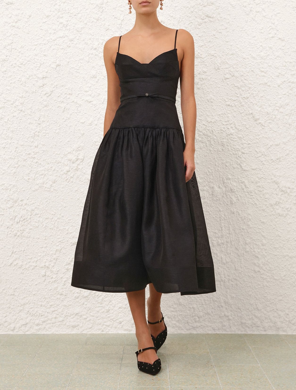 Zimmermann Rebellion Fitted Picnic Dress black size 3/AU14 by Zimmermann available for hire in Cairns, QLD
