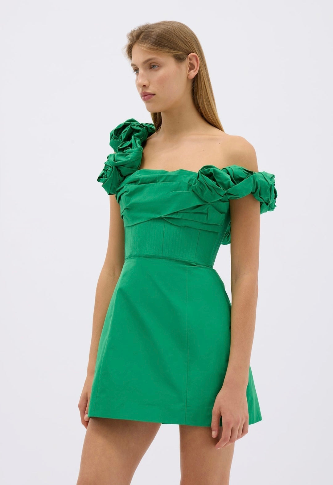 Rachel Gilbert Henley Mini Green 1/AU8 by Rachel Gilbert available for hire in Hampton East, VIC