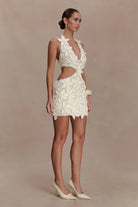 Jaylene Crochet Dress by Meshki available for hire in Bondi, NSW