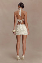 Jaylene Crochet Dress by Meshki available for hire in Bondi, NSW