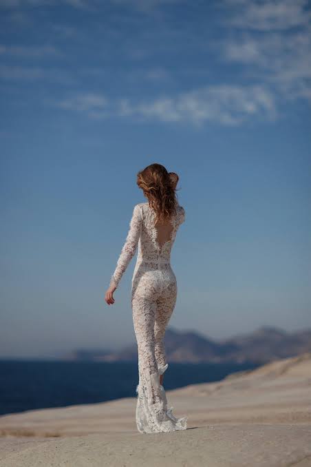 Monet lace jumpsuit  by Murmuri available for hire in Bondi, NSW