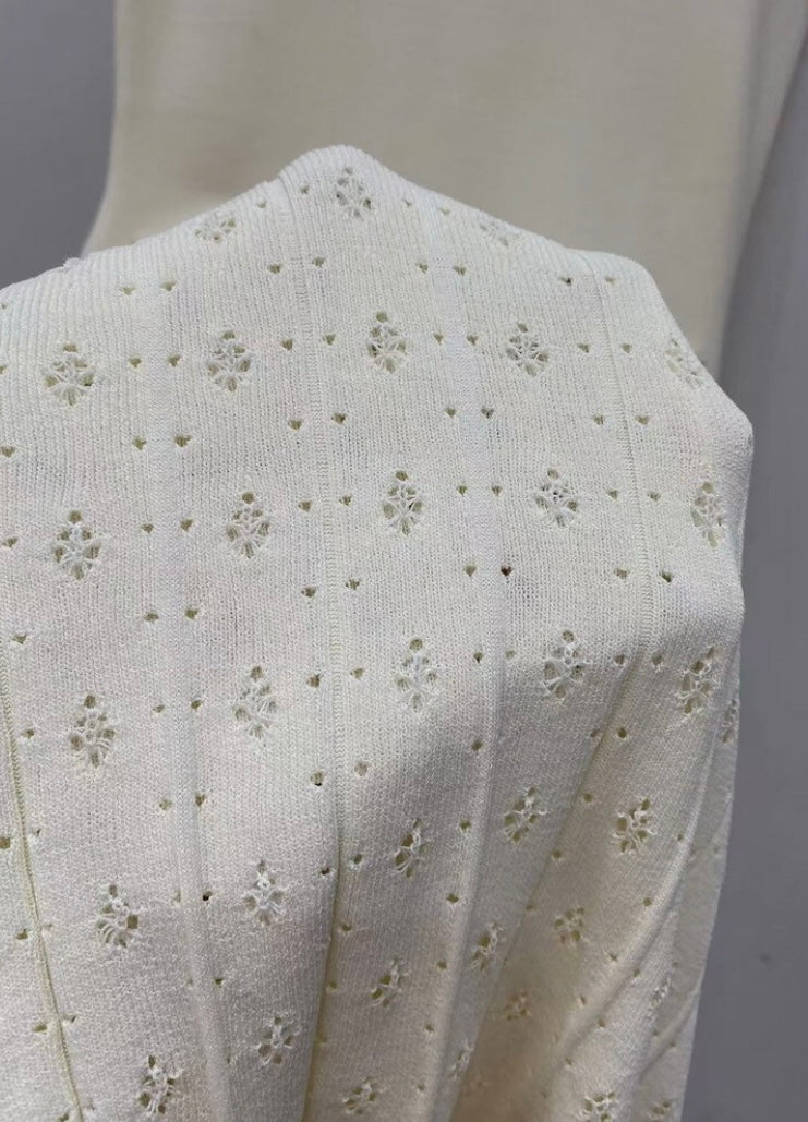 Sandro White Pearl edge Set dress with cardigan by Sandro available for hire in Australia