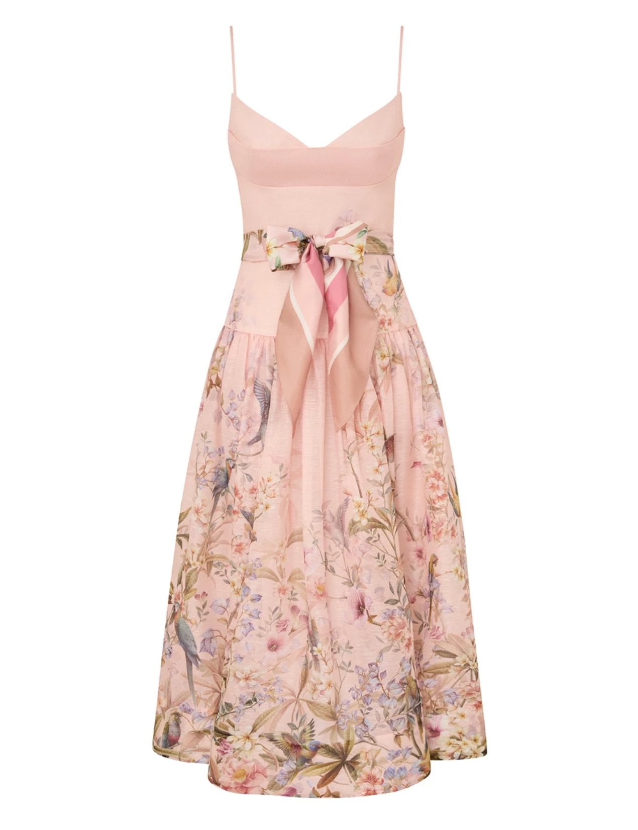 Zimmermann Rebellion Fitted Picnic Dress pink size 3 / AU 14 by Zimmermann available for hire in Cairns, QLD