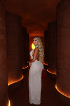 Halter Crystal Sequin by Murmuri available for hire in Bondi, NSW