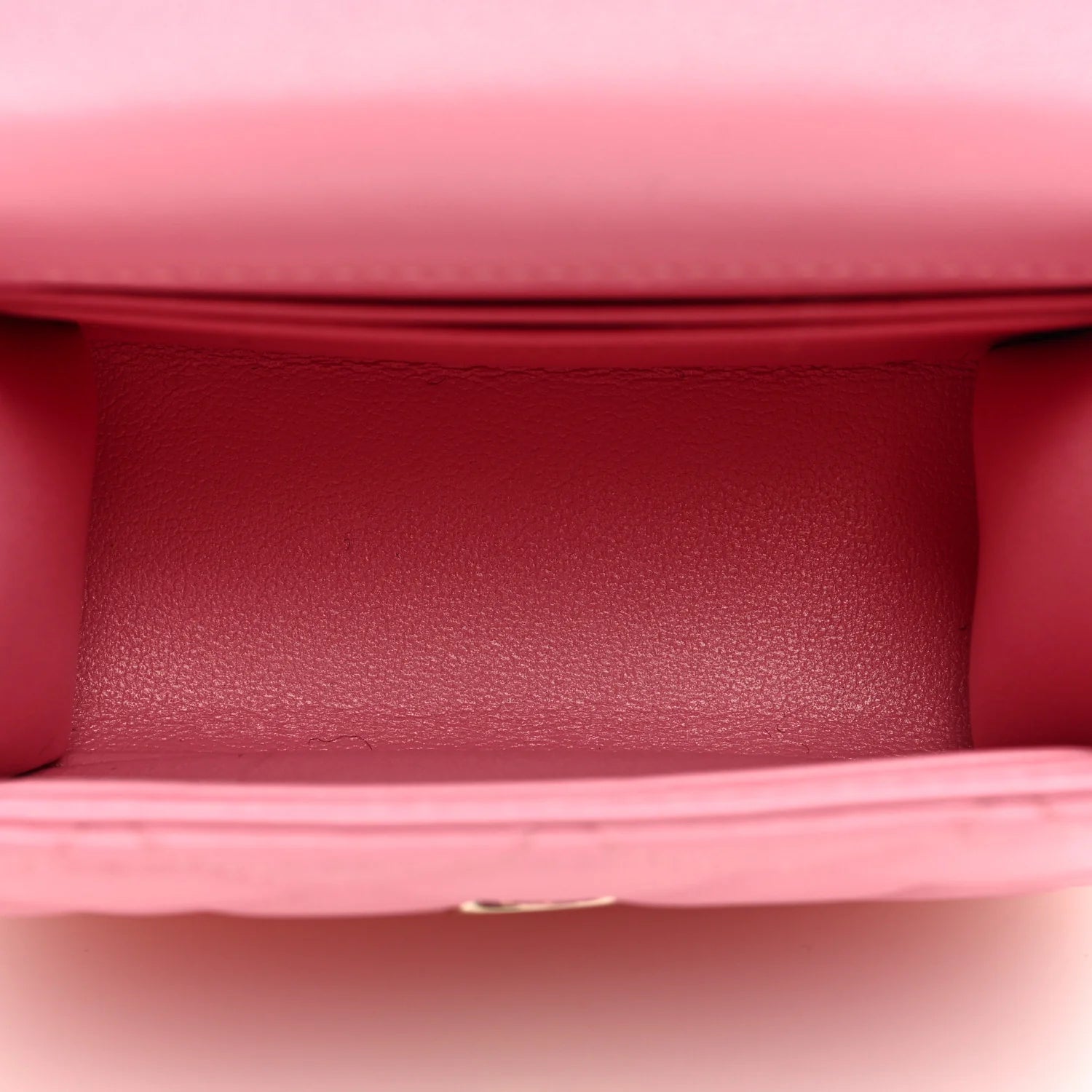 Lambskin Quilted Top Handle Clutch With Chain Pink by Chanel available for hire in Sydney, NSW
