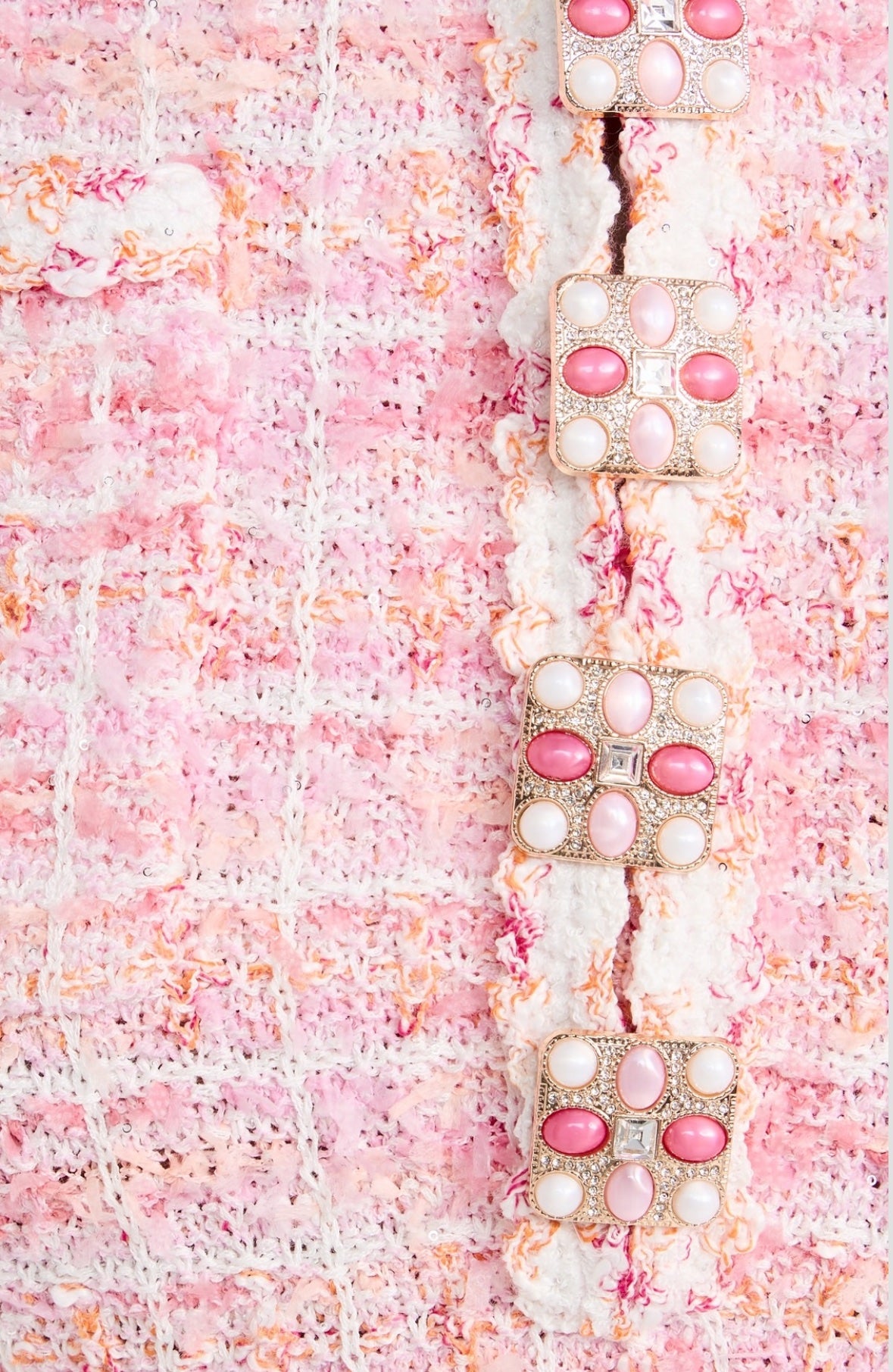 Pink Check Knit Mini Dress by Self Portrait available for hire in Sydney cbd , NSW 
