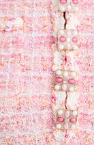 Pink Check Knit Mini Dress by Self Portrait available for hire in Sydney cbd , NSW 