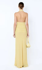 Cassis Drape Maxi in Citron by Bec & Bridge available for hire in Gold Coast, QLD