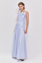 Aquiline Gown in French Blue by Aje available for hire in Gold Coast, QLD