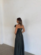 Aquiline Gown in Hunter Green by Aje available for hire in Gold Coast, QLD