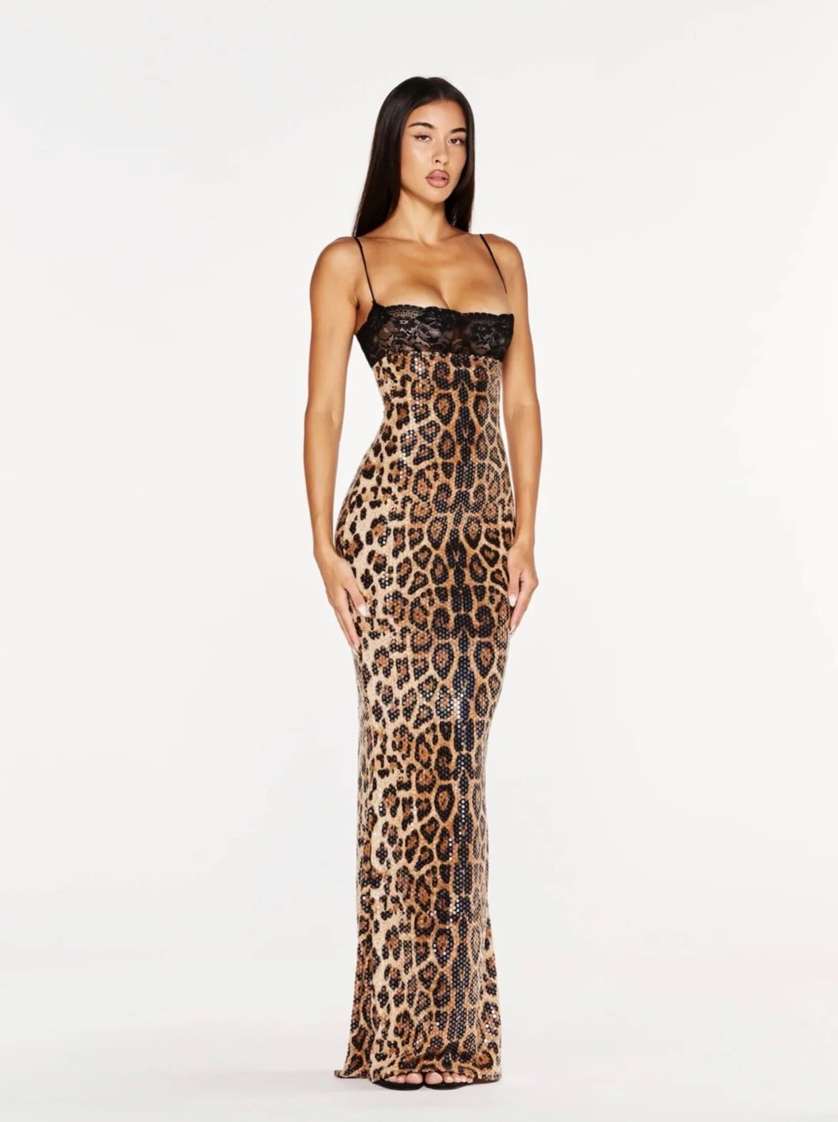 Chui Leopard Maxi Dress by Mali Marea available for hire in Gold Coast, QLD