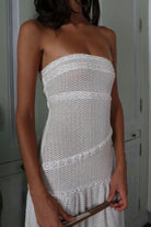 Colette Dress in Ivory by Fait Par Foutch available for hire in Gold Coast, QLD