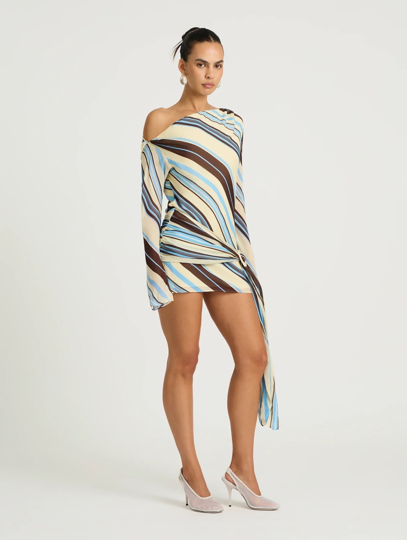 Elisa Mini in Ocean Stripe by Benni available for hire in Gold Coast, QLD