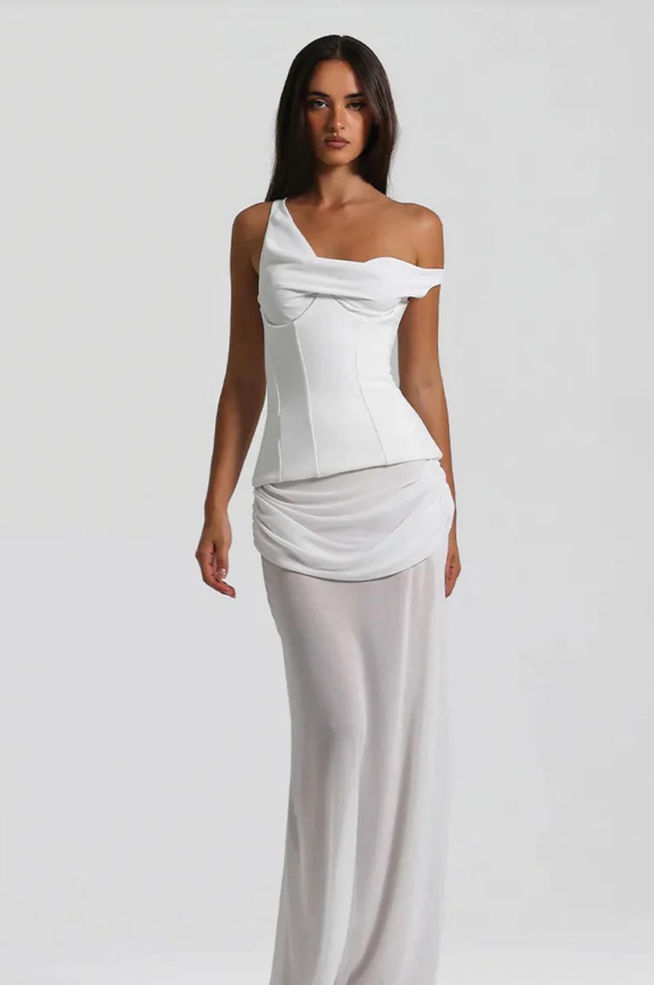 Cadence White by Natalie Rolt available for hire in South Yarra, VIC