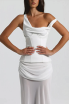 Cadence White by Natalie Rolt available for hire in South Yarra, VIC