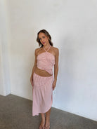Fluer Set in Blush by Koster Kulture available for hire in Gold Coast, QLD