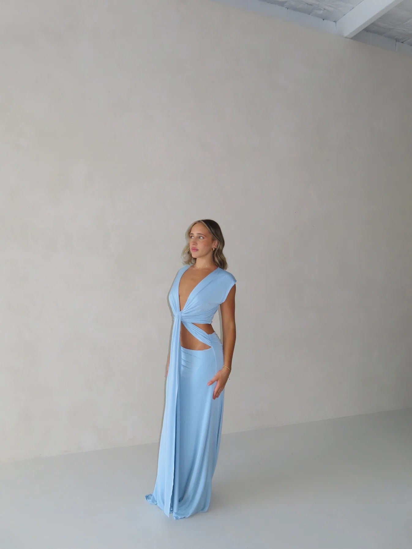 Jade Dress in Blue by Arcina Ori available for hire in Gold Coast, QLD