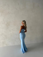 Louie Gown in Baby Blue by HNTR The Label available for hire in Gold Coast, QLD
