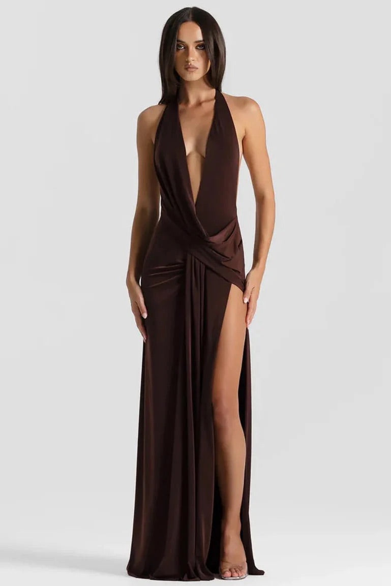WINONA GOWN by Natalie Rolt available for hire in Ivanhoe, VIC