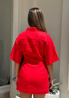 Vida mini dress  by Sneaky link  available for hire in Tanilba bay , NSW