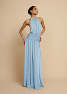 SANTINA DRESS SKY BLUE by Arcina Ori available for hire in Ivanhoe, VIC