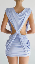 Lilou mini dress  by Vivienne collection available for hire in Tanilba bay , NSW