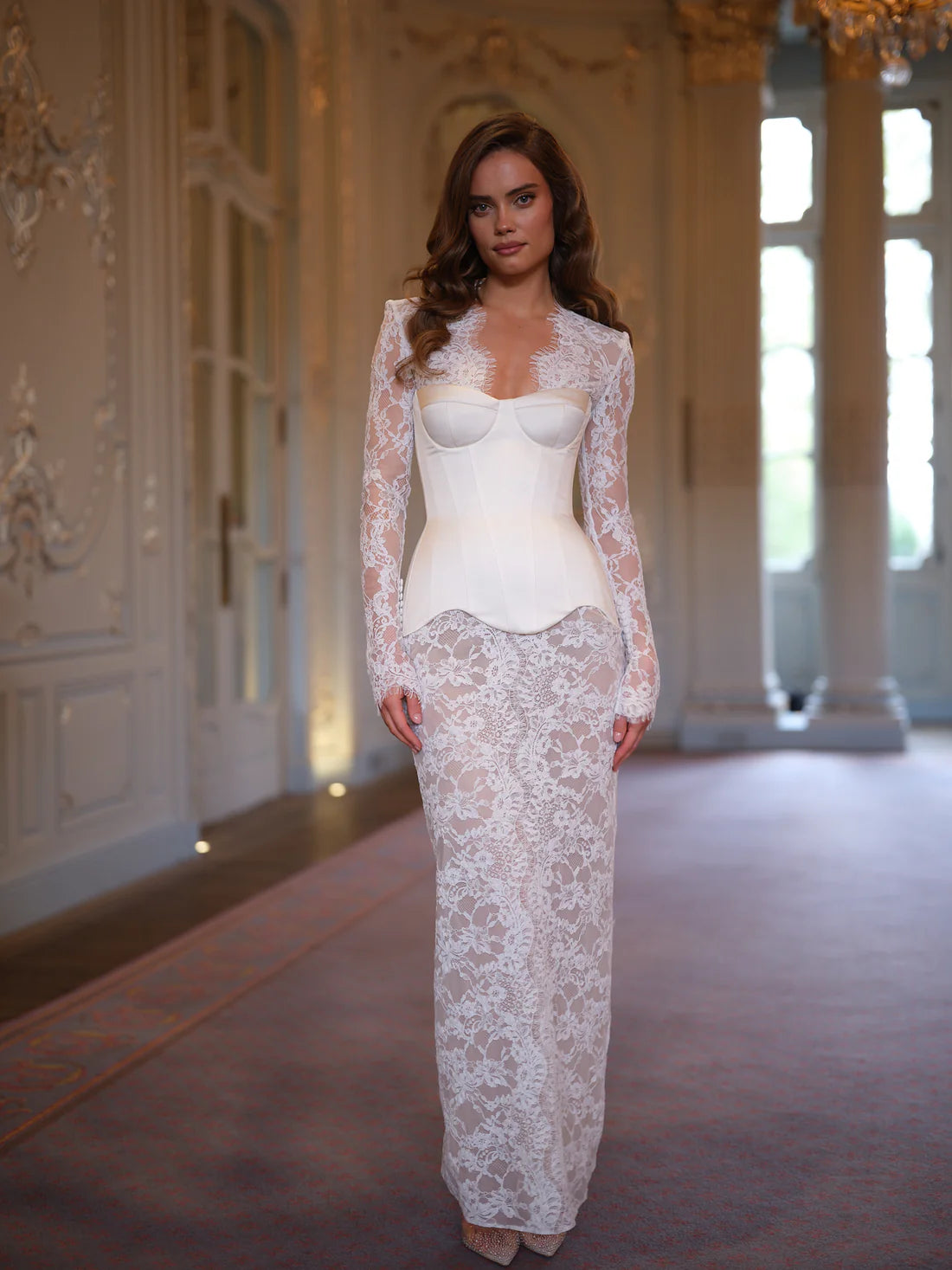 Angelina gown  by Miss Rosier available for hire in Sydney, NSW